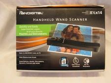 Pandigital Handheld Wand Scanner PANSCN08 Photographs Documents 600 DPI