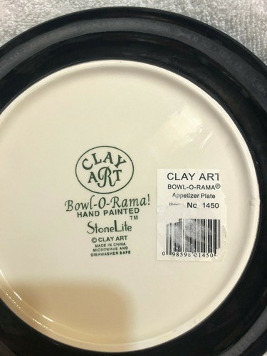 11 piece Bowl 'O Rama by Clay Art Party Kit Chips n Dips Salsa- Retired - Picture 5 of 7