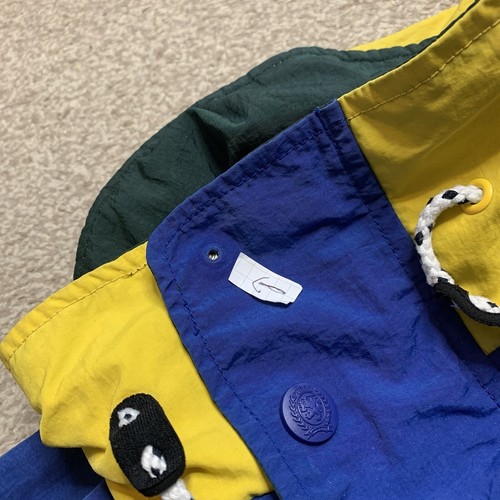 Tommy Hilfiger Chaqueta Cortavientos Shell Sudadera con Capucha De Colección Deletrear Retro Años 90 XL - Imagen 8 de 11