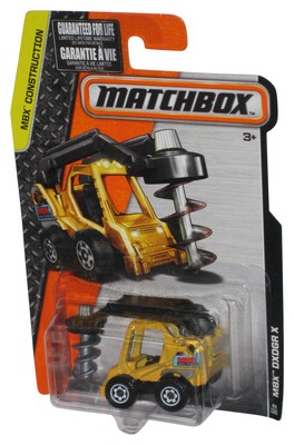 Camion D'entretien Routier Jaune Matchbox MBX Construction 2012 - Modèle Réduit 26/120, Jouet Neuf Sous Blister