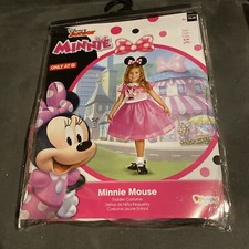 Halloween Disney Minnie Mouse Dress Headpiece Costume Size 2T NWT