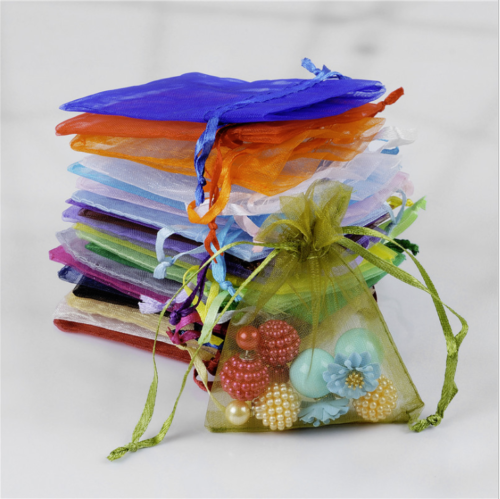 50 Stck. Organza Geschenktüten Hochzeit Party Gefallen Weihnachten Schmuck Süßigkeiten Beutel - Bild 3 von 16