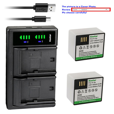 Kastar A-4a Battery LTD2 USB Charger for Arlo Pro 3, Arlo Pro 4, VMS5140-100NAS