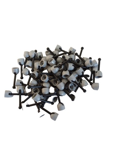 66897 LEGO Parts Plate Modified 1x2 w/ Wheel Holder LIGHT BLUISH