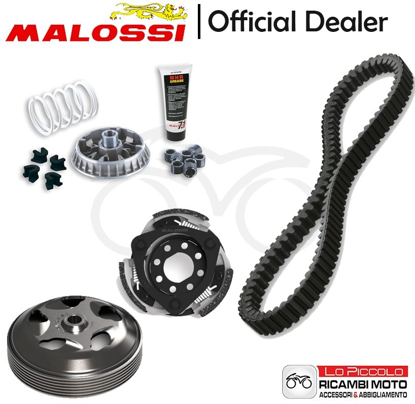 Malossi Variator Kit Clutch And Bell Belt Piaggio Beverly 500
