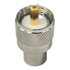 UHF Male PL-259 Crimp Connector for LMR-400 LMR-400UF RG-8 RG-213