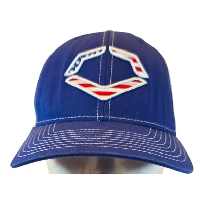 EvoShield USA Trucker Hat Cap Blue/White Snapback Adjustable We