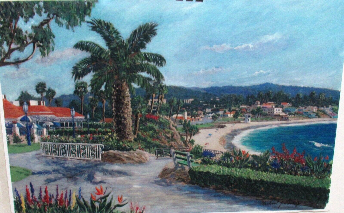 MICHAEL J. LAVERY CALIFORNIA COASTAL VIEWS HAND SIGNED IN INK