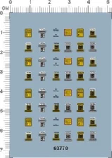 Super Detail Up 1/35 WWII German Fire extinguisher Warning Sign Model Kit Decal