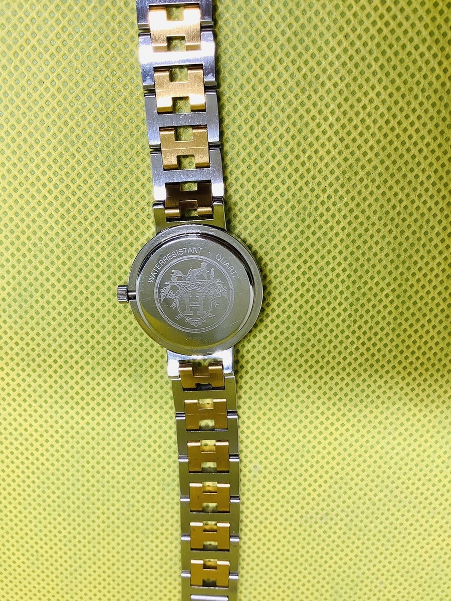 Ladies HERMES CLIPPER two tone stainless steel Watch ?? | eBay display picture 1