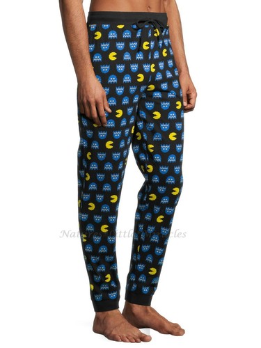 NWT Pac Man Mens Pajama Pants Pacman 
