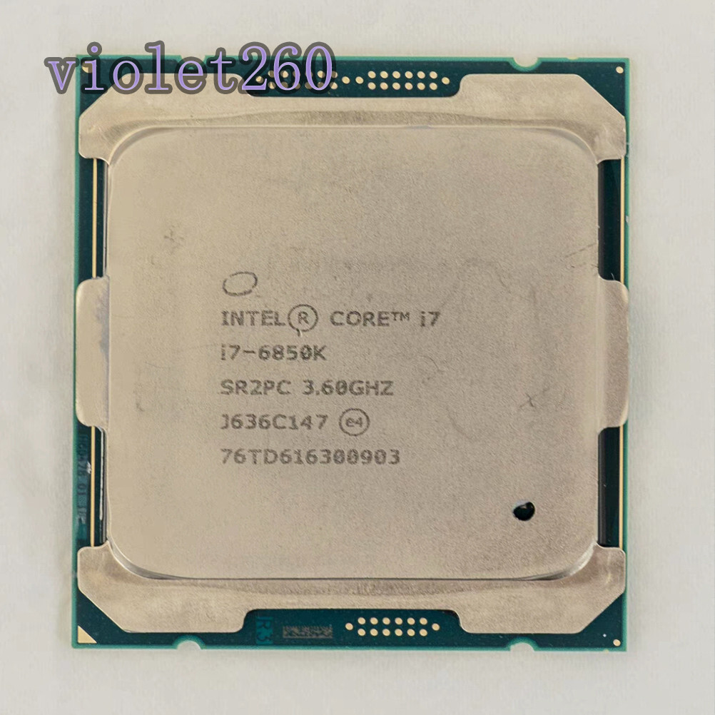 CPU Intel Core i7-6850K CPU LGA2011 Amazon.com: Intel i7 6850K Hexa-core 3.6 GHz : Electronics