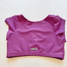 Five the Label Dancewear Top Reversible Tank Bra Jewel Color Purple Size Medium