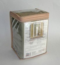 Coastal Life Luxe Isla Verde 84" Pair Rod Pocket Beige Window Panels  Tie Backs