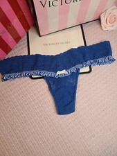 Victoria's Secret Y2K "The Lacie" Gingham Plaid Ruffle Thong OS