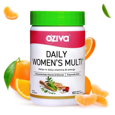OZiva Daily Women s Multivitamin 60 Tabs Boosts Energy & Hormonal Balance