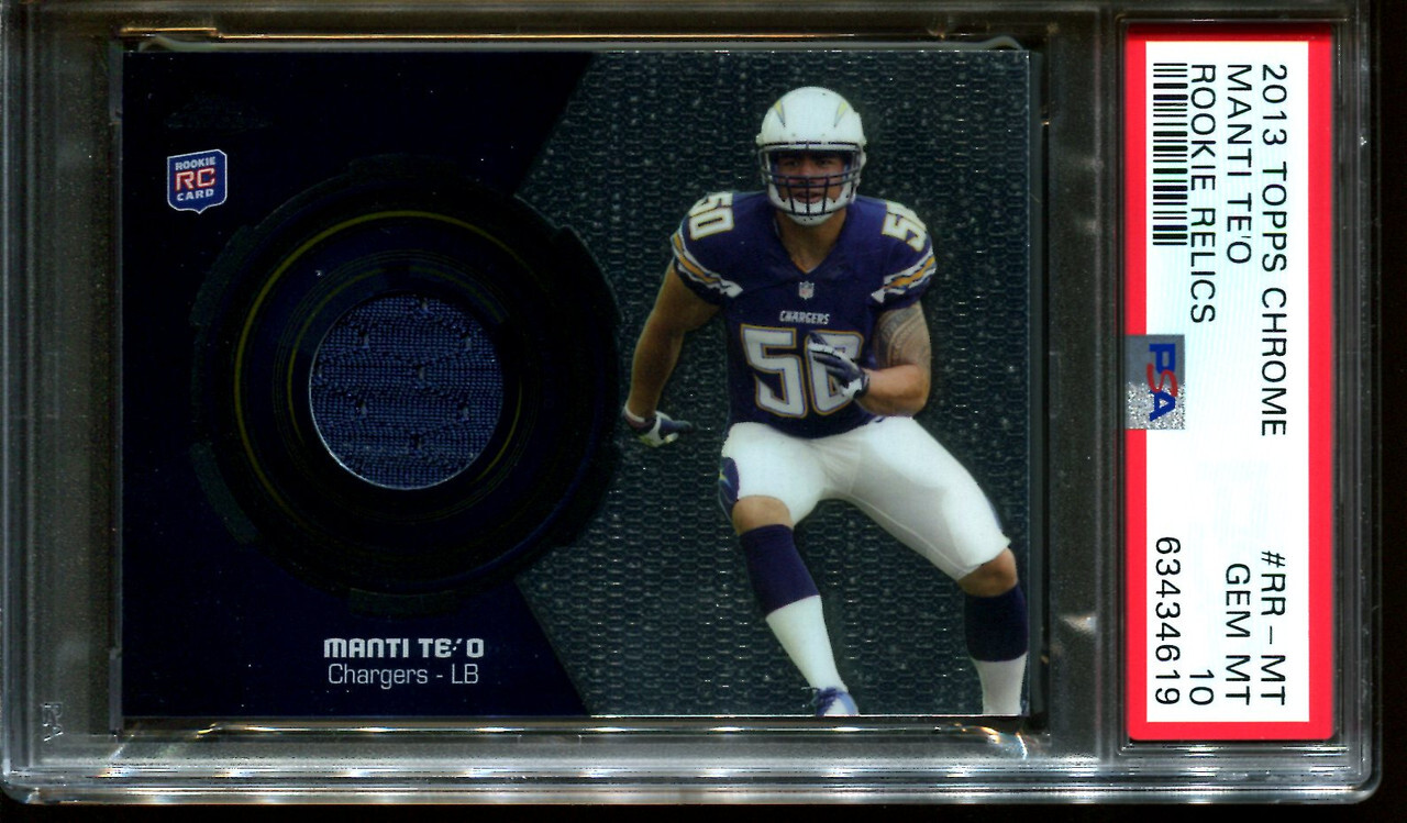 Manti Te'o Topps Chrome Rookie Relics #RRMT Base