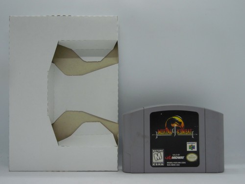 Box + Cartridge ~ Mortal Kombat 4 (Nintendo 64, N64) No Manual - Picture 7 of 8