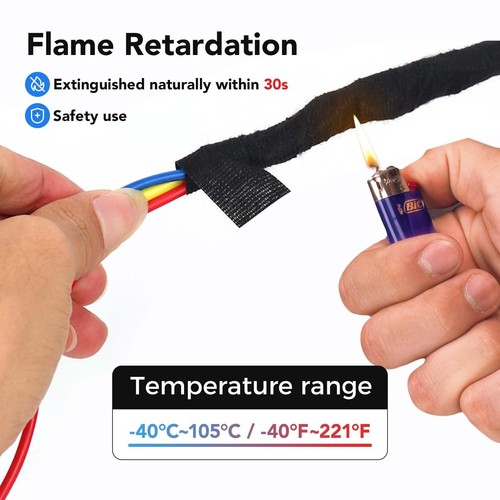 Wire Harness Automotive Cloth Tape, Adhesive High Noise Resistance Heat Proof... - Picture 4 of 7