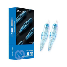 Dragonhawk WJX 20 Pcs RL Disposable Sterile Tattoo Cartridge Round Liner for Pro