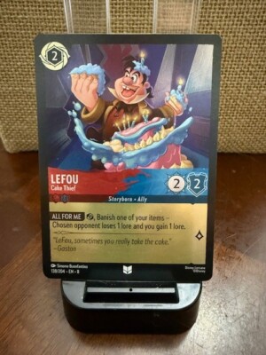 Lorcana Reign of Jafar LeFou - Cake Thief - 138/204 Uncommon Cold Foil M+!