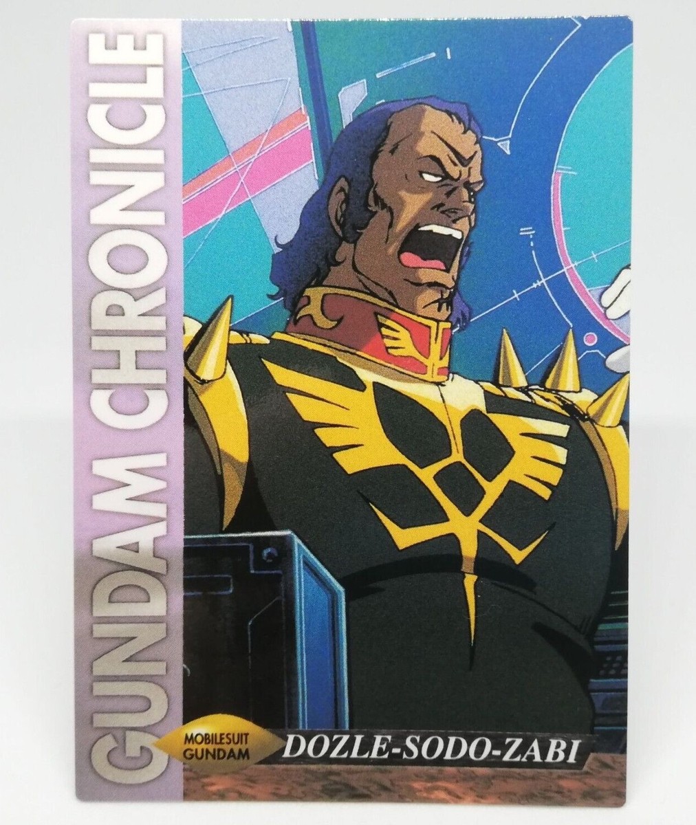 28of99 dozle zabi MOBILE SUIT GUNDAM F91 Chronicle Card DASS