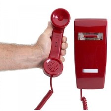 Industrial Hot Dialer Wall Phone - RED by HQTelecom