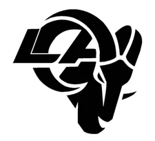 Vinyl Decal Car Truck Sticker Wall NFL Football - Los Angeles Rams Logo