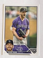 TOPPS 2023 CHAD KUHL #517 PITCHER COLORADO ROCKIES BASEBALL CARD