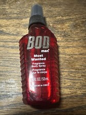 BOD man Most Wanted Fragrance Body Spray 1.8 oz ORIGINAL Made In USA New