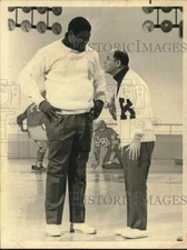 Press Photo Actor Don Rickles with Football Player - sap64081