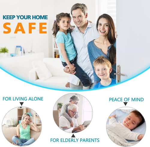 Home Security Door Reinforcement Lock - Child Proof Door Locks for Front Door Ch - Picture 6 of 12