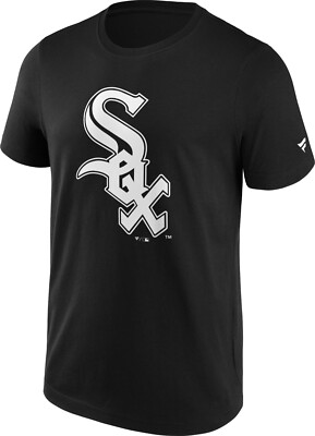 MLB Chicago White Sox T-Shirt Primary Logo Team Graphic Baseball schwarz