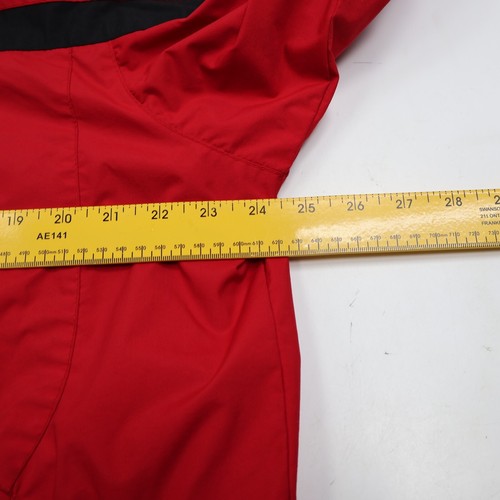 Columbia Interchange Jacket Men's Size Medium Red Hooded Hiking Travel Nylon - Picture 8 of 13