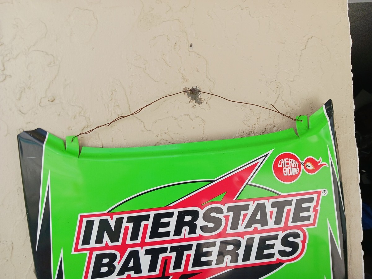 Interstate Batteries Norm's Tire Service Car Hood Shape hanging