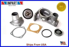 Jaguar Thermostat Housing Kit Aluminum Update AJ82217KIT With Thermostat AJ86484