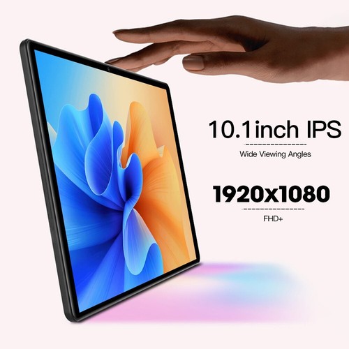 10 inch Tablet Ultra Big Android 256GB Storage 8GB RAM IPS Bundle Keyboard - Picture 7 of 16
