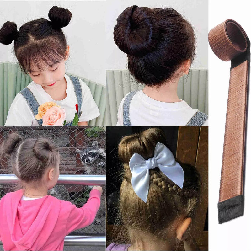 MAGIC FRENCH TWIST HAIR BUN MAKER Bands Easy Snap Tool Former Styling Donut DIY eBay