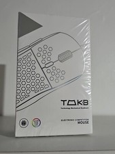 TMKB Falcon Dierya Ultralight Honeycomb Gaming Mouse High Precision White New