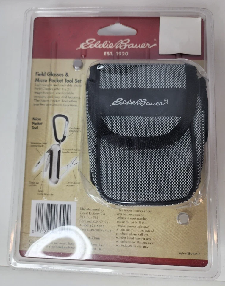 Eddie Bauer FIELD GLASSES & MICRO POCKET TOOL SET NIP - Image 2 of 2