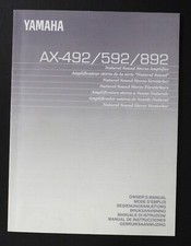 Originale YAMAHA AX-492 /592 /892 Amplifier Owner's Manual / Manuale di istruzioni
