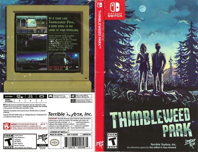 Thimbleweed Park Nintendo Switch Limited Run Game #001 LRG 1