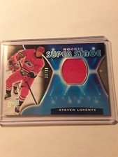 Steven Lorentz Rookie Superstage Relic Numbered Card 38/99 Mint