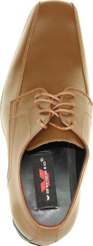 VANGELO/TUX-5 Wrinkle Free Men Dress Shoes Oxford Formal Event Saddle Brown - Bild 6 von 7