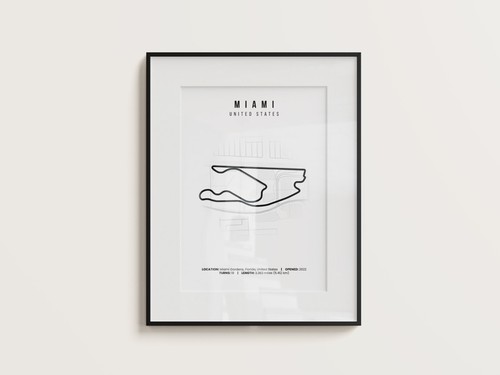 F1 Track Circuits Wall Art Motorsport Race Poster Gift Prints A4 A3 A2 - Picture 20 of 26