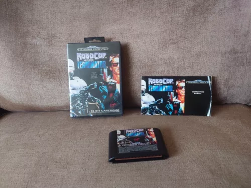 ROBOCOP VERSUS VS THE TERMINATOR Sega MEGA DRIVE Complete With Manual Pal