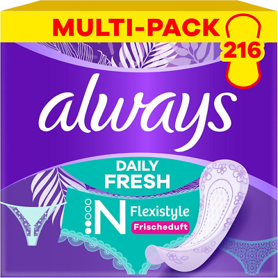 Always Daily Fresh Normal Flexistyle Sparpackung Frischduft flexibel 216 St.