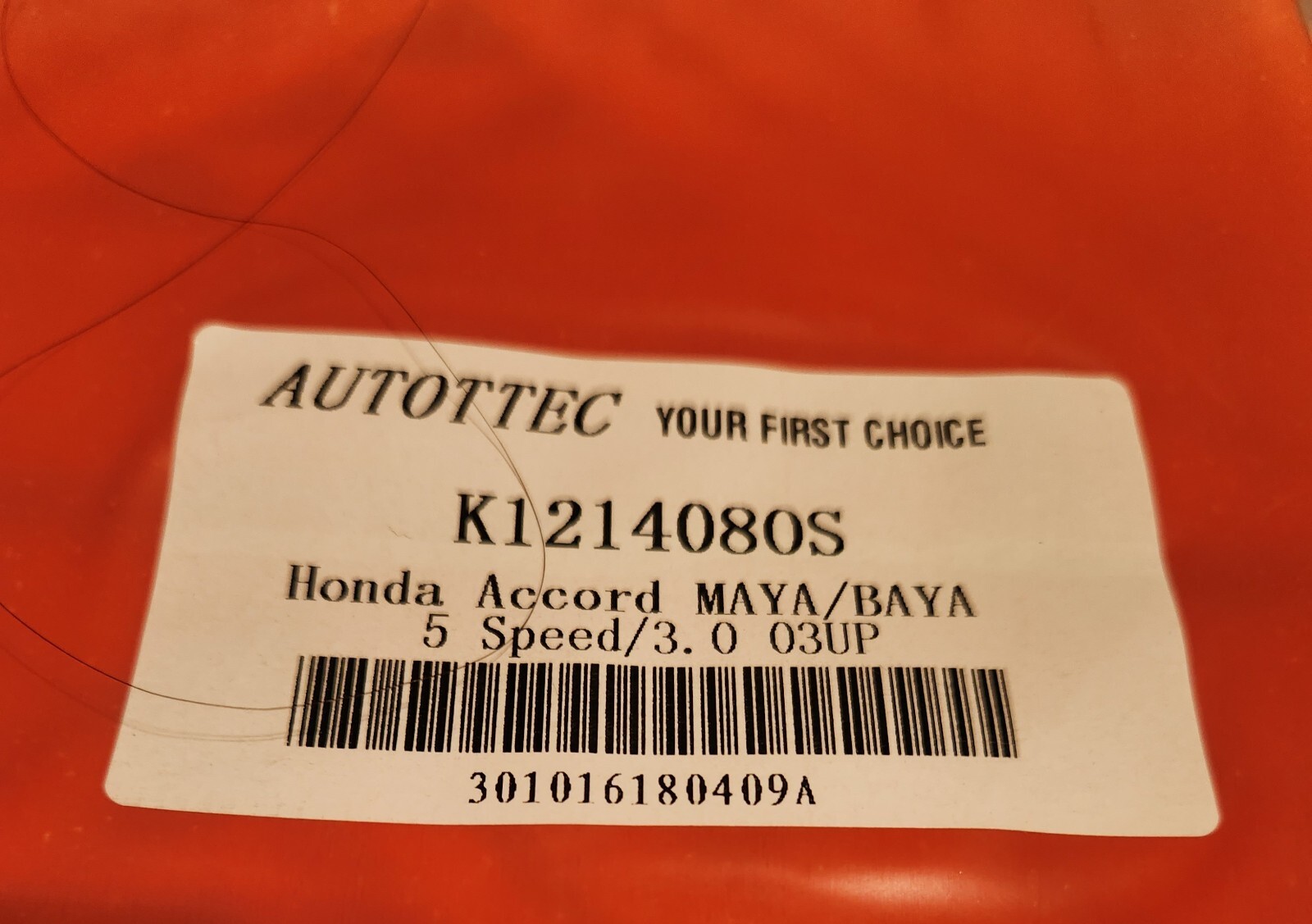 BAYA/MAYA Transmission Overhaul kit fits HONDA ACCORD 3.0L 5 Speed Year