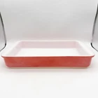 Vintage Pyrex #232 Flamingo Pink 2-qt Glass Baking Dish READ