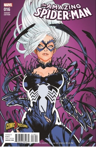 AMAZING SPIDERMAN 16 COMICXPOSURE GUILLEM MARCH VARIANT VENOM BLACK CAT SOLDOUT